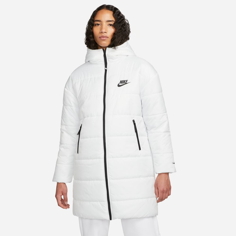 Parka à capuche en rembourrage synthétique pour femme Nike Sportswear Therma-FIT Repel - Blanc sommet/Noir/Noir
