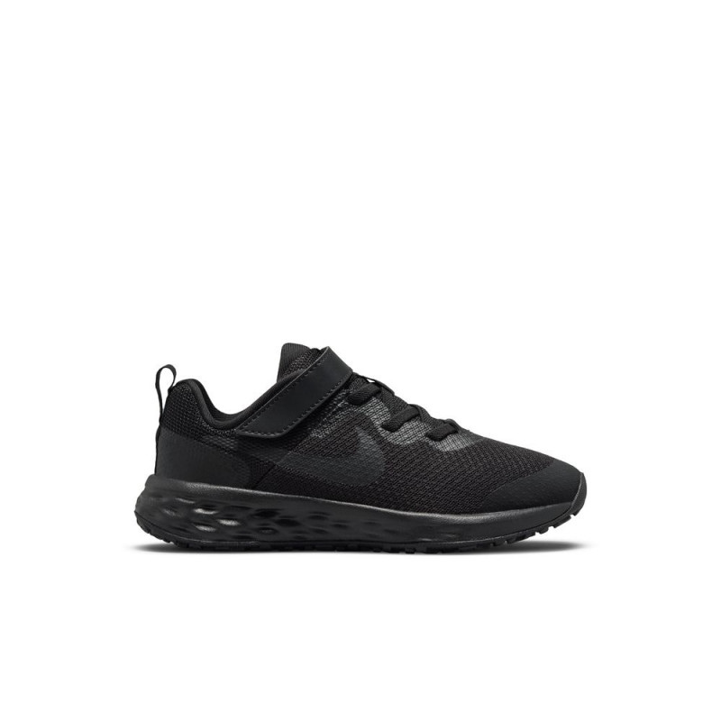 Nike Revolution 6 Toddler Shoes - Black/Black-Dk Smoke Gray