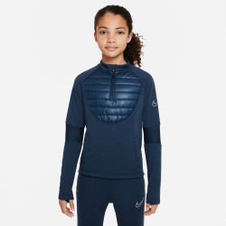 DC9154-454 - Haut entrainement enfant Nike Therma-FIT Academy Winter Warrior - Armory Navy/Reflective Silver