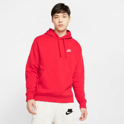 BV2654-657 - Nike Sportswear Club Fleece Men's Sweatshirt - Red/White