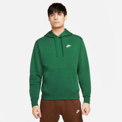 BV2654-341 - Sweat capuche pour homme Nike Sportswear Club Fleece - Gorge Green/Gorge Green/White