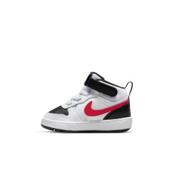 CD7784-110 - Nike Court Borough Mid 2 baby sneakers - White/University Red-Black