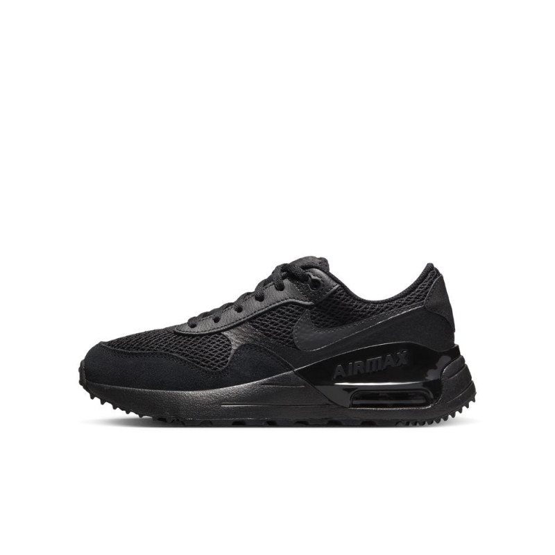 DQ0284-004 - Nike Air Max SYSTM children's sneakers - Black/Anthracite-Black