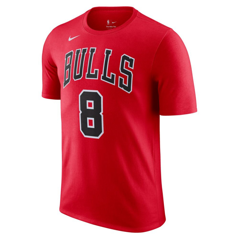 DR6367-660 - NBA Nike Chicago Bulls T-shirt - University Red/Lavine Zach