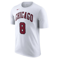 DV5980-105 - T-shirt pour homme Nike Chicago Bulls City Edition - White/Lavine Zach
