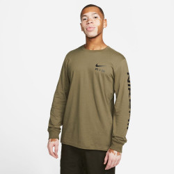 DX1009-222 - T-shirt manches longues homme Nike Air - Medium Olive