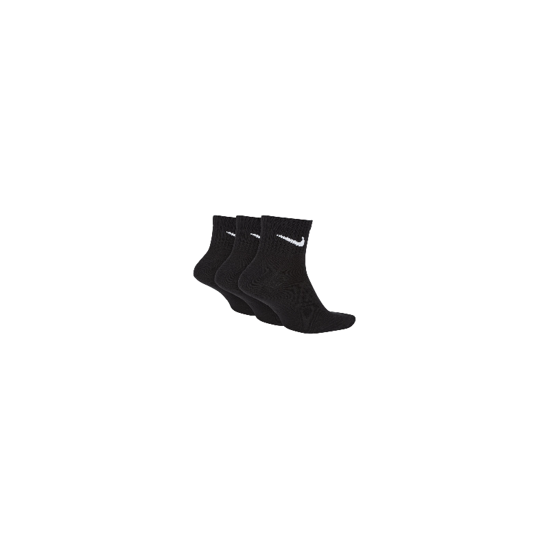 Nike Everyday Lightweight Ankle Training Socks 3-Pack - Black/White