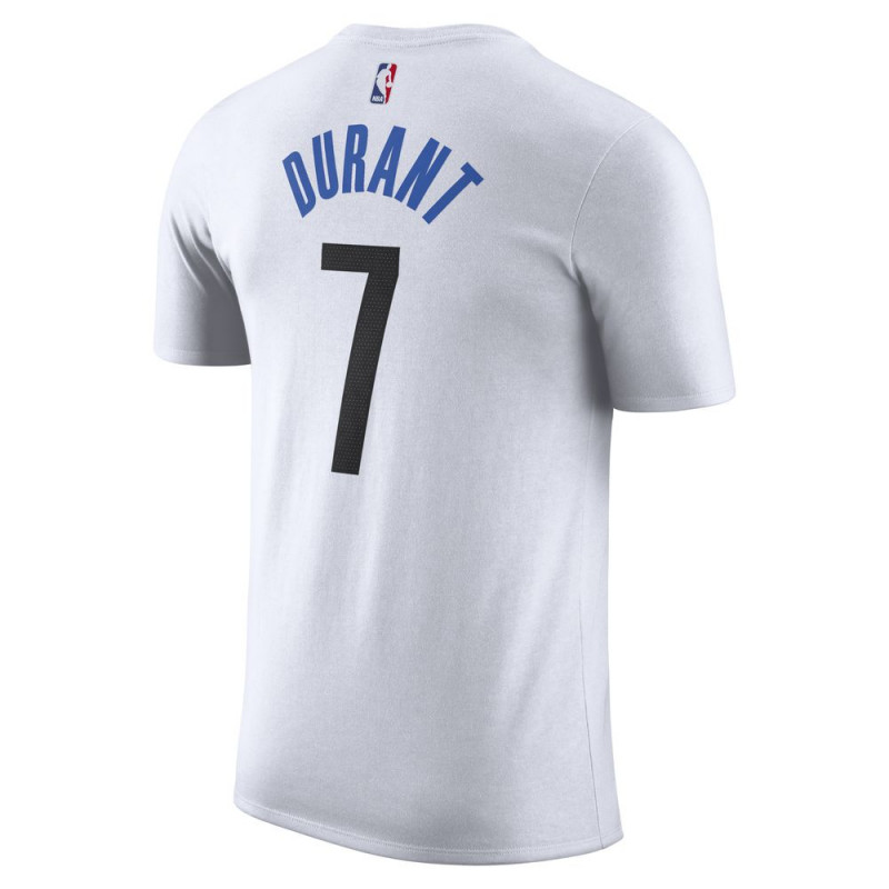 Men's NBA Nike Brooklyn Nets City Edition T-Shirt - White/Durant Kévin