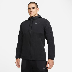 DD2128-010 - Nike Therma-FIT Mens Training Jacket - Black/Black/Iron Gray