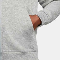 DQ4830-063 - Nike Therma-FIT Men's Hooded Jacket - Dark Gray Heather/Particle Grey/Black