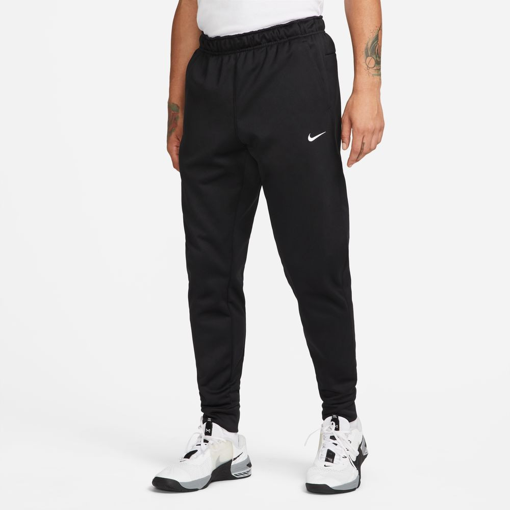 Pantalon d'entraînement fuselé pour homme Nike Therma-FIT - Noir/Noir/Blanc