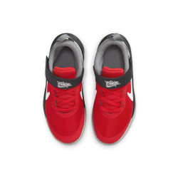 CW6736-607 - Chaussures de basketball enfant Nike Team Hustle D 10 - University Red/White-Particle Grey-Black