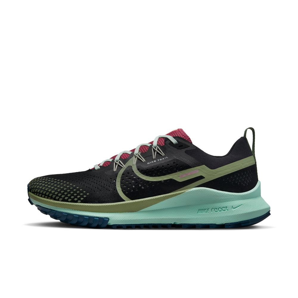 Chaussures de running sur sentier pour homme Nike React Pegasus Trail 4 - Noir/Alligator-Canyon Rouille-Mint Mousse