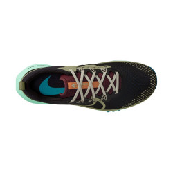 DJ6158-004 - Chaussures de running homme Nike React Pegasus Trail 4 - Black/Alligator-Canyon Rust-Mint Foam