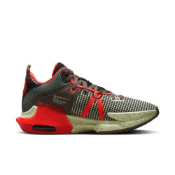 DM1123-001 - Chaussures de basketball Nike LeBron Witness 7 - Black/Barely Volt-Bright Crimson