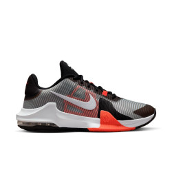 DM1124-002 - Chaussures de basketball Nike Air Max Impact 4 - Black/White-Bright Crimson-Wolf Grey