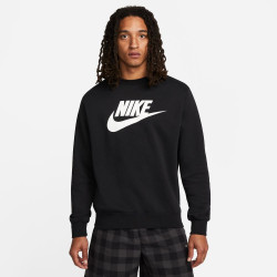 DQ4912-010 - Nike Sportswear Club Fleece Men's Sweatshirt - Black