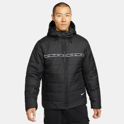 DX2037-010 - Doudoune pour homme Nike Sportswear Repeat - Black/Black/White/White