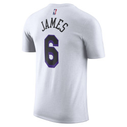 DV5993-100 - T-shirt Nike Los Angeles Lakers LeBron James City Edition - Blanc