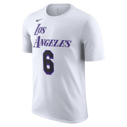 DV5993-100 - Nike Los Angeles Lakers LeBron James City Edition T-shirt - White