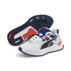 Shoes for big kids (36-40) Puma Mirage Sport Tech Jr - Puma White/Blazing Blue - 384510 10