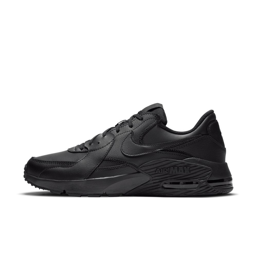 Chaussures pour homme Nike Air Max Excee Leather - Noir/Noir-Noir-Lt Gris Fumé