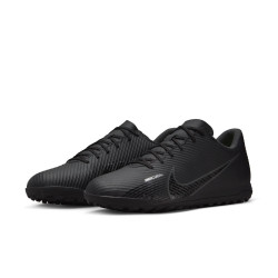 "Crampons de football Nike Mercurial Vapor 15 Club TF - Noir/Blanc sommet/Volt/Gris fumée foncé - DJ5968-001