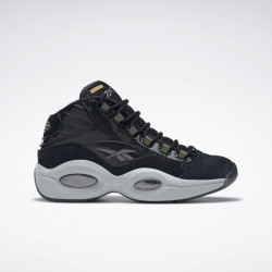Chaussures de basketball Reebok x Panini Question Mid - Core Black/Pure Grey 6/Silver Metallic - HQ4135