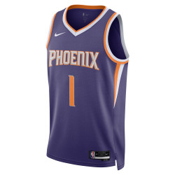 FB1811-566 - Maillot de basketball NBA Nike Phoenix Suns Dri-FIT Swingman Icon 22 - New Orchid/Booker Devin