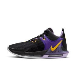 DM1123-002 - Nike LeBron Witness 7 Sneakers - Black/University Gold-Lilac-Court Purple