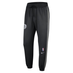 DN8086-010 - Nike Brooklyn Nets Showtime basketball pants - Black/Dark Steel Grey/White