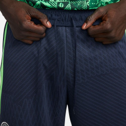 DH6472-453 - Nike Nigeria Strike Football Shorts - Obsidian/Green Strike/White