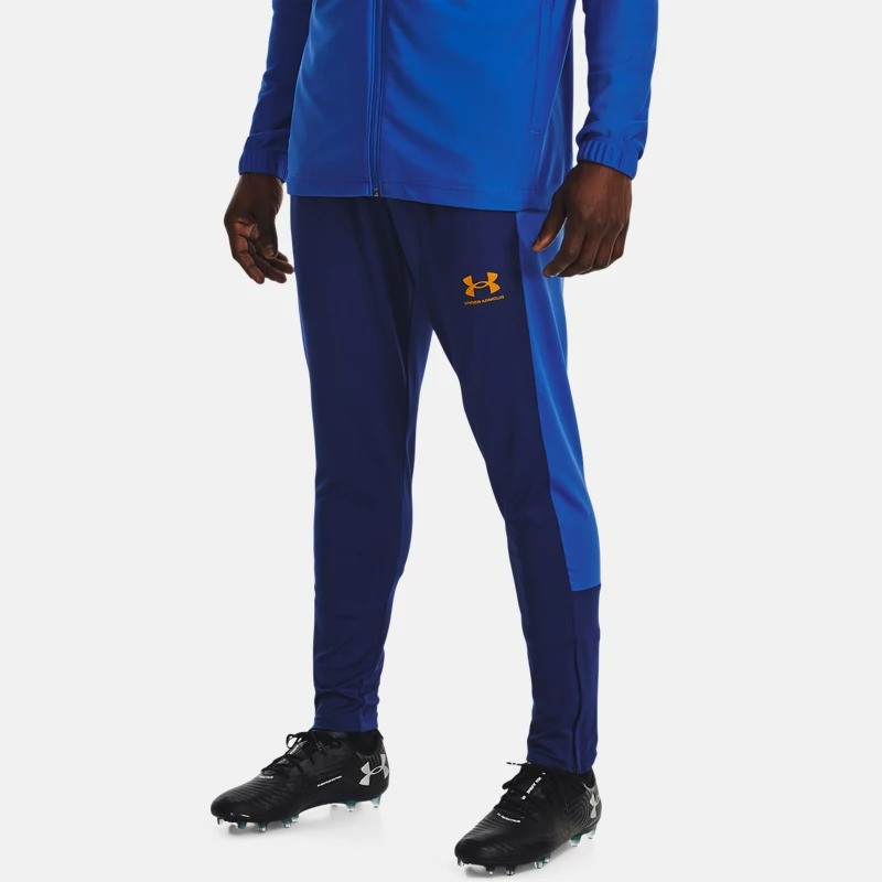 Under Armor Challenger Football Training Pants - Blue/Orange - 13654417-456