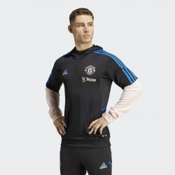 Sweat-shirt à capuche adidas Manchester United Condivo 22 - Black - HT4295