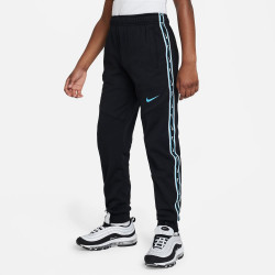 Nike Sportswear Repeat Big Kids Jogger Pants (Boys) - Black/Black/Baltic Blue - DZ5623-011