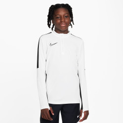 Haut d'entraînement pour enfant Nike Academy23- Blanc/Noir/Noir - DX5470-100