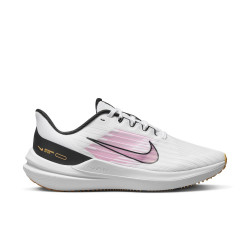 Nike Winflo 9 women's running shoes - White/Sort Pink-Black-Wheat Gold - DD8686-104