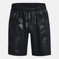 Under Armor Woven Emboss Men's Shorts - Black/Black - 1377137-001