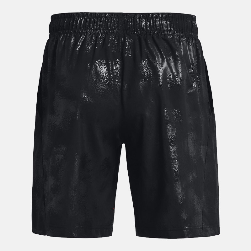 Under Armor Woven Emboss Men's Shorts - Black/Black