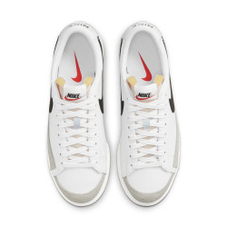 Nike Blazer Low Platform Shoes - White/Black-Sail-Team Orange - DJ0292-101