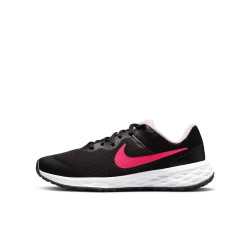 Chaussures running Nike Revolution 6 -  Noir/Hyper rose-mousse rose - DD1096-007