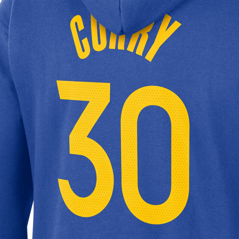 Men's Nike Golden State Warriors Essential NBA Fleece Hoodie - Rush Blue/Curry Stephen
