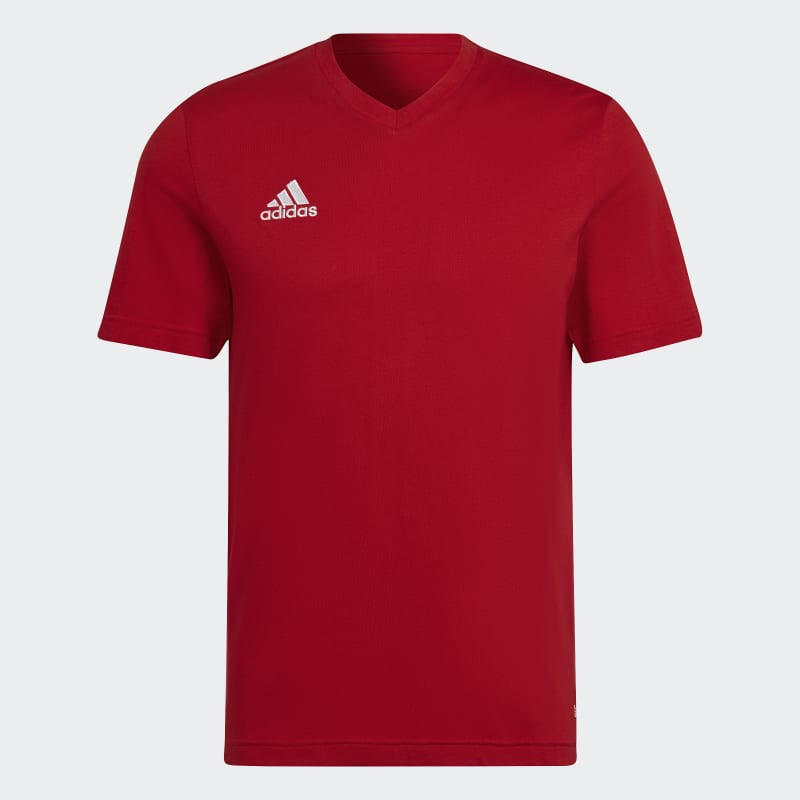 adidas Entrada 22 Men's Football T-Shirt - Red