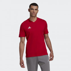 Adidas Entrada 22 men's football t-shirt - Red - HC0451