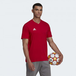 Adidas Entrada 22 men's football t-shirt - Red - HC0451