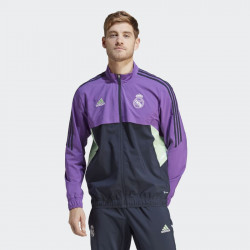 Real Madrid Condivo Presentation Jacket 22 Adidas - Active Purple - HT8805
