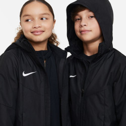 Veste de pluie de football pour enfants Nike Storm-Fit Academy23 - Noir/Blanc - DX5494-010