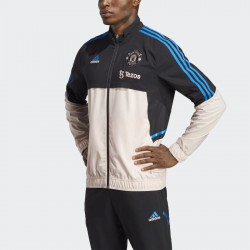 Manchester United Condivo 22 Adidas presentation jacket - Black - HT4297