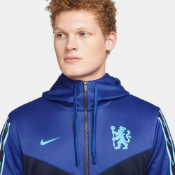 Nike Chelsea FC Repeat Jacket - College Navy/Rush Blue/Chlorine Blue - FB2323-419