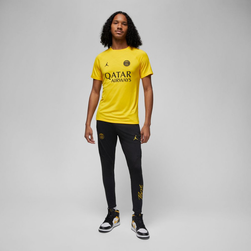 Jordan Paris Saint-Germain Academy Pro Men's Dri-FIT Football Top - Tour Yellow/Tour Yellow/Black/Black